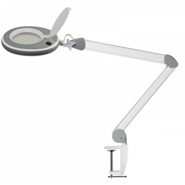Lumeno asztalra rögzíthető nagyítós lámpa - LED - 1,75x vagy 2,25x - 170 mm - szabályozható fényerő+
