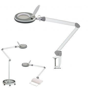 Lumeno #8213/8215 nagyítós LED lámpa - Ø127mm - különböző nagyítások+