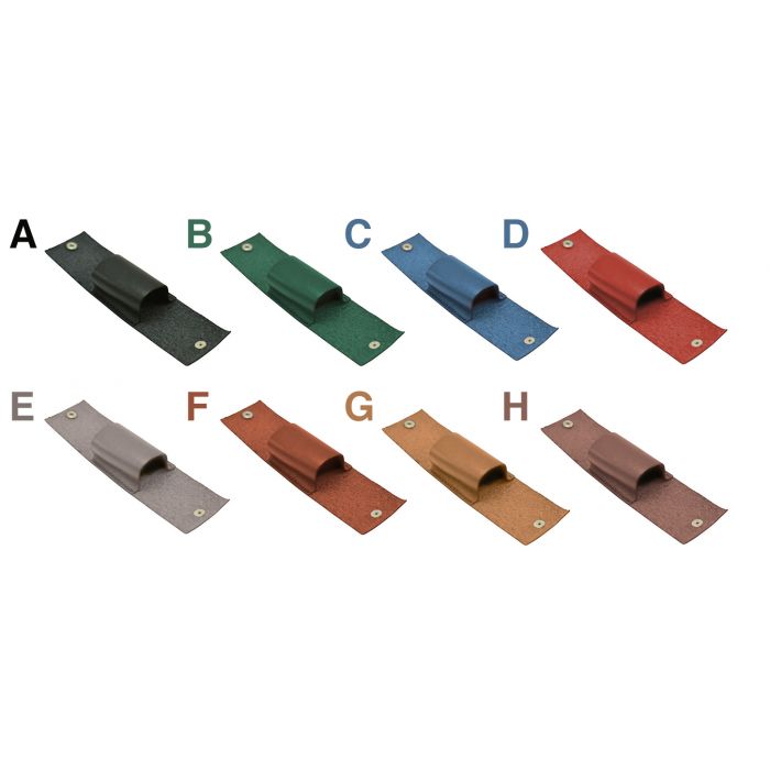 Leather Pouches [D] Red - Size S