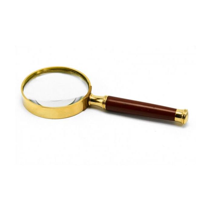 Classic Hand Magnifier Wooden Handle+ Classic Hand Magnifier Wooden Handle+